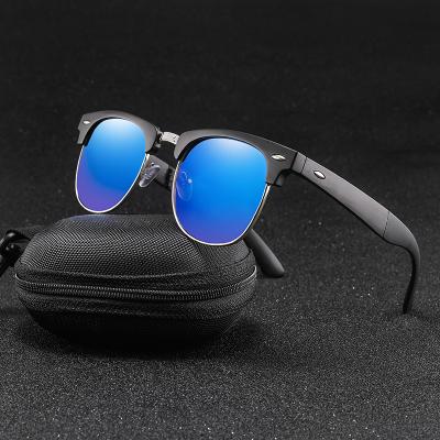 China Fashion sunglasses 2021 high quality OEM plastic cheap custom logo folding foldable sunglasses for sale