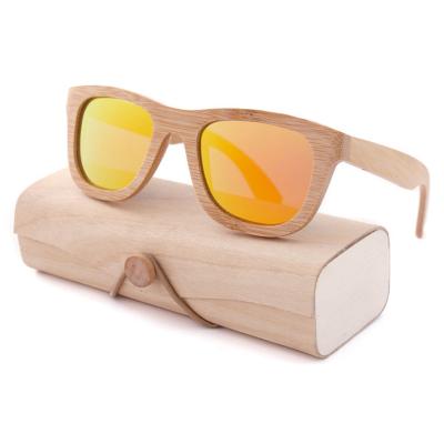 China Fashion sunglasses 2021 year newest low moq handcrafted wooden bamboo sunglasses fashion bambu wholesale gafas de sol de for sale