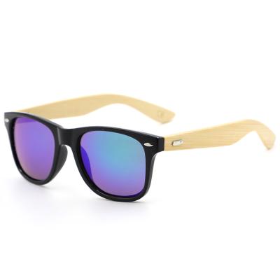 China 2021 Bamboo Sunglasses China Wholesale CE Mirror Lens Sunglasses Fashion Wooden Logo Custom Made for sale