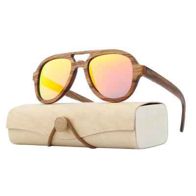 China Fashion sunglasses wholesale custom engraved kacamata kacamata kayu kayu strong spring hinge quality wood acetate polarized sunglasses for sale