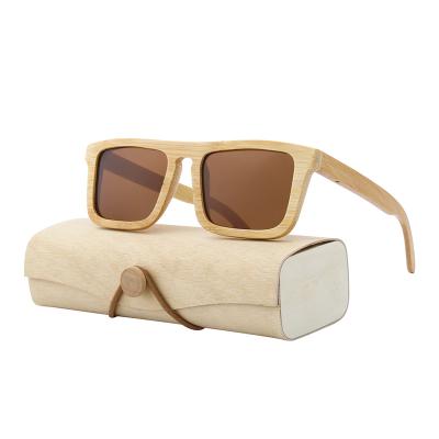 China Superb Bamboo Oculos Luxo Wholesale Men's Retro Square Sunglasses 2021 Fashion Women's Sunglasses Vintage Unisex Oversized Sunglasses for sale