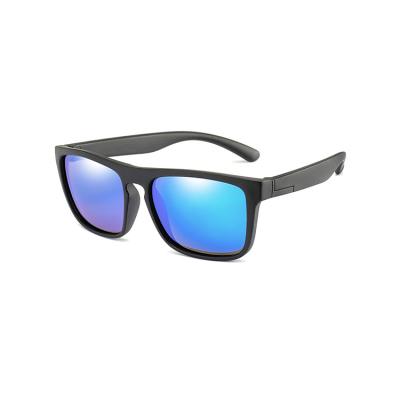 China Fashion Sunglasses UV Protection Anti Reflected Ice Blue Polarized Children Kids Sun Glasses Blue Boy for sale