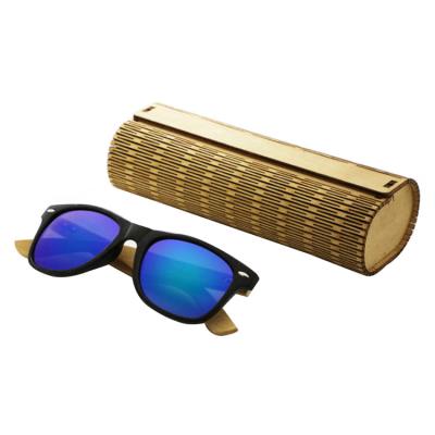 China 2021 Custom Wooden Sun Glass Bamboo Wooden Case For Glasses for sale