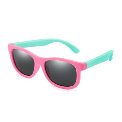 China Fashion Sunglasses Prepare Stock Amazon Fashion China Manufacturer Futuristic Personalized Frame Custom Kids Children Colorful Polarized Sunglasses for sale