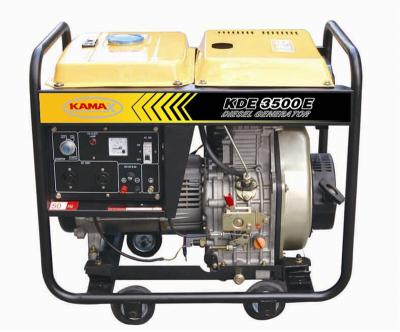 China 3KVA Mini Portable Diesel Generator Set KDE3500T for sale