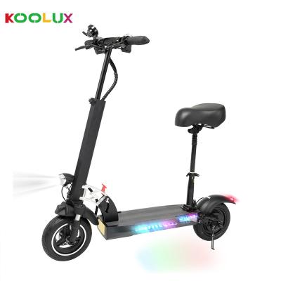 China KOOLUX 10Inch 48V 800W 45KM/H Electric Motor Strong Brushless Powerful Solid Tire Scooter Unisex Adjustable Foldable E-scooter for sale