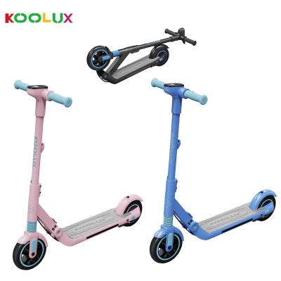 China KOOLUX Unisex Baby Toys Electric Scooter OEM ODM 6/7Inch 150W 15KM/H Full Color Customized Folding Lightweight Lithium Kick Scooter For Kids for sale