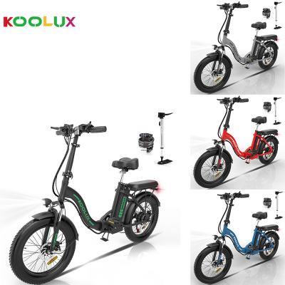 China Aluminum alloy KOOLUX 55-120km long range electric scooter 32km/h high speed tire 750w electric bike mountain bike with low price for sale