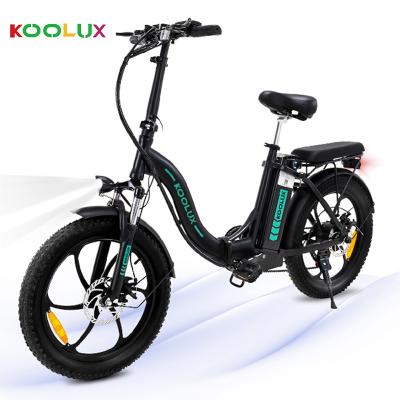 China Aluminum alloy KOOLUX Eu stock folding e bike 11.2AH 250w 25kmh 20