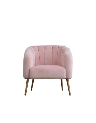 China Modern Luxury Upholstered Wingback Cushion Accent Chair For Living Room Furniture for sale