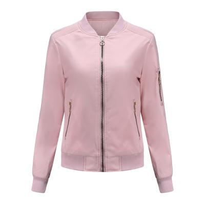 China Viable new product Autumn And Winter Thin Cotton ladies casual bomber jacket of 2021 European and American women's fashion jackets for sale