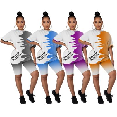 China Breathable Plus Size 2 Piece Set Jogging Crop Outdoor Casual Top Crop Top Women Clothing Sweatsuit Women Two Piece Set for sale