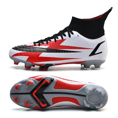 China Original Wholesale High Quality Rubber Sports Shoes Men Football Soccer Boots Non-slip Training for sale