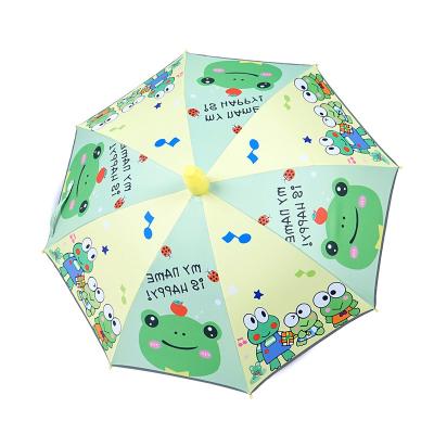 China Creative Cardboard Children's Umbrella With Cover Vinyl Handle Reflective Long Children's Umbrella Cartoon With Printed Logo for sale