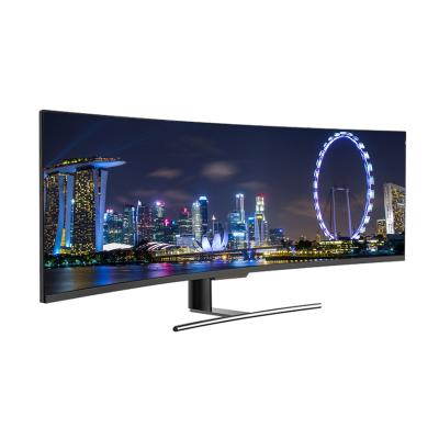 China Super Widescreen USB Port 49 Inch 4K LCD Monitor Game 144hz for sale