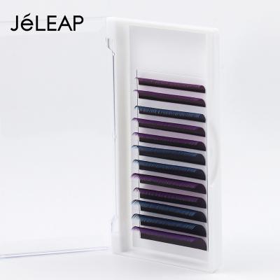 China Korean Custom Classic Eyelash Extension PBT Curl 0.15 0.07cc Double Density D 0.18 0.20 Different Classic Silk 8-15mm Trays Mixed Eyelash Extensions for sale