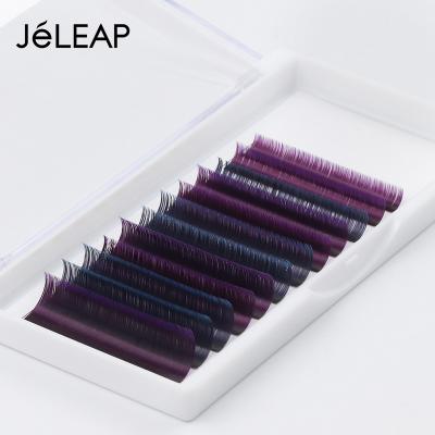 China False Mink Natural Professional Gradient Classic Soft Eyelash Synthetic Eyelashes 0.07 Curl 8-15mm Curl 8-15mm Mixed Lashes C cc Different Density for sale