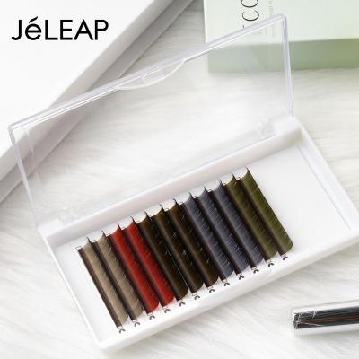 China Wholesale Direct Sales Fluffy 0.20 D Loop 12mm Flat Split Tips Korea Lashes Volume Your Logo Eyelash Extension for sale