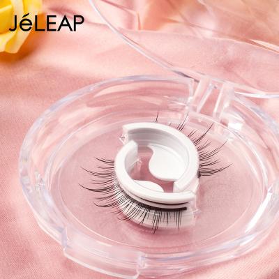 China Wholesale Most Popular Natural Long Pregum C Loop 0.07 Self Adhesive Eye Lash Custom Classic Fake To Lash Full Strip Lashes for sale