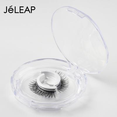 China Handmade Natural Reusable Free Style Long Loop Eyelash Tape Self Adhesive Lashes 0.07 C Glue Best Full for sale