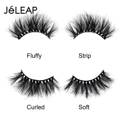 China OEM Private Label Wholesaler Natural Soft Super Soft Fluffy 3d 5d 8d Mink Long Full Strip Lashes for sale