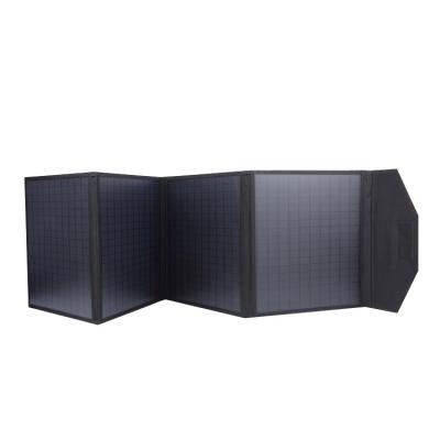 China Camping Solar Folding Bag 80W Portable Solar Panel For Power Station Generator for sale