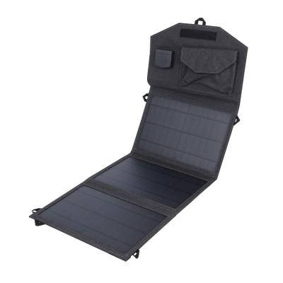 China 21W Solar Panel Handbag Portable Folding Backpack Power Charger for sale