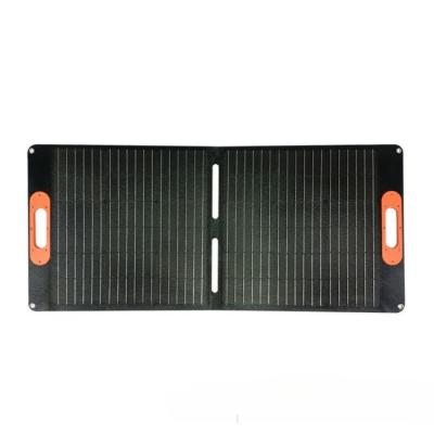 China 18V 100W Solar Panel Charger Lightweight Folding Solar Panels For Outdoor Trips for sale