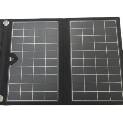 China 8W Solar Panel Handbag Portable Folding Bag Dual USB For Camping And Traveling for sale