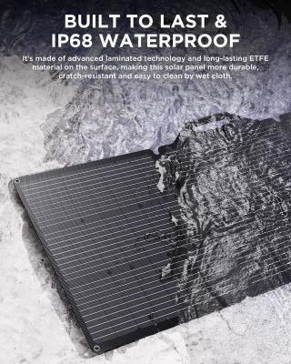 China 200W carregador de painel solar portátil para RV acampamento iate carrinho de golfe IP68 à prova d'água à venda