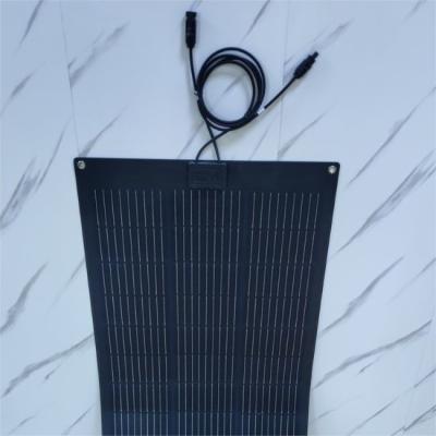 China Painel solar semiflexível monocristalino de 18V 100W para as suas necessidades energéticas à venda