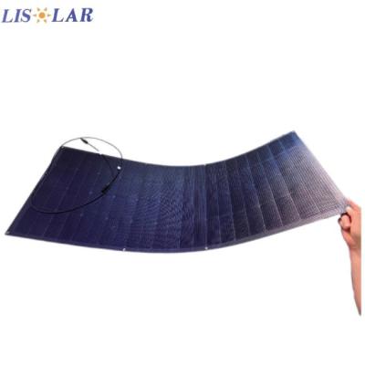 China 150W Sunpower Cell Flexible Solar Panels Waterproof Short Circuit Current Isc 6.99A for sale