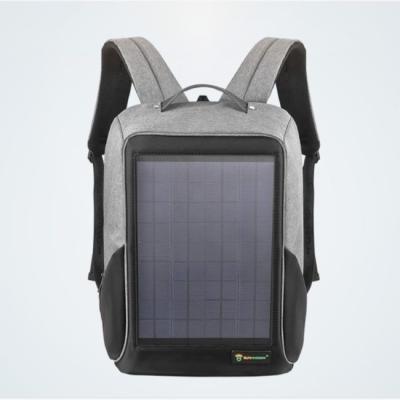 China 5.5V 10W Waterproof Backpack With Solar Panel 30L - 40L Capacity 800 Grams for sale