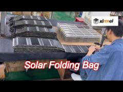 28w solar folding bag waterproof for outdoor cycling mountain climbing