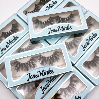 China Big Made Eyes and Beautiful Lashes Seller Customized Boxes Print Logo Curly Fluffy 3d 25mm Mink Natural Eyelash Wholesale for sale