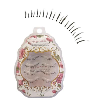 China Eyes made big and beautiful daily natural false eyelashes transparent band new arrival lower lashes for sale