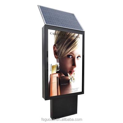 China Outdoor Waterproof Stainless Steel Solar LED Advertising Billboard for sale