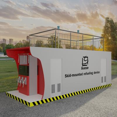 China 20ft and 40ft Fuel Tank Container Mobile Gas Petrol Petrol Station for sale