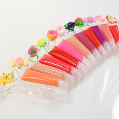 China Wholesale waterproof por al de brillo de labios mayor lip gloss with key chains color vegan cruelty free lip gloss DIY for sale