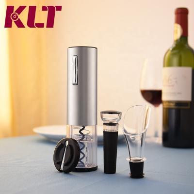 China 2022 New Design Automatic Product Electric Wine Opener Gift Set With Color Wine Packaging Opener for sale