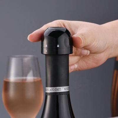 China Sustainable Material Food Grade Champagne Stopper Mini Vacuum Wine Stopper for sale