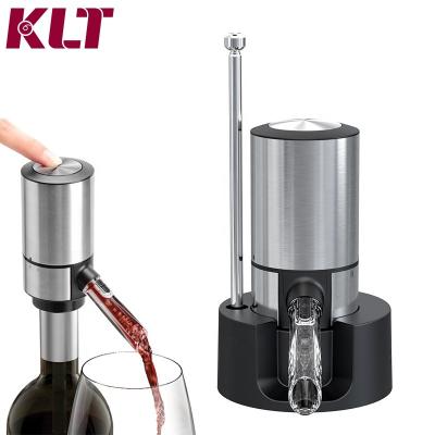 China Automatic Electric Wine Aerator Stainless Steel Package Colorful Wine Aerator Pourer for sale