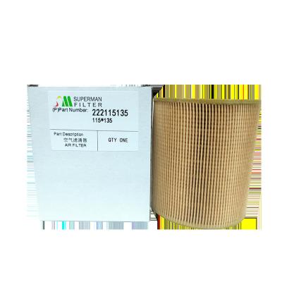 China Eco-friendly for air compressor air filter spare part air filter, oil filter, air oil separator for sale