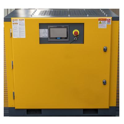 China Wholesale Energy Saving Fixed Frequency Screw Air Gas Compressor Machine 7.5kw 10HP Silent Air Compressor for sale