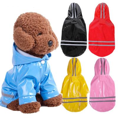 China Durable Waterproof Dog Rain Coat Dog Jacket PU Raincoat For Dogs for sale