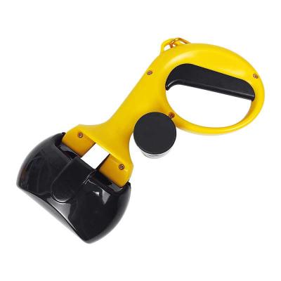 China Stocked Pet Pooper Scooper Two-in-one portable stabilized dog pooper scooper cat and dog pickup clip feeds for sale