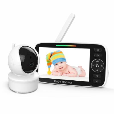 China Built-in Siren 7-inch 720p high-definition child care safety camera voice safety baby monitor for sale