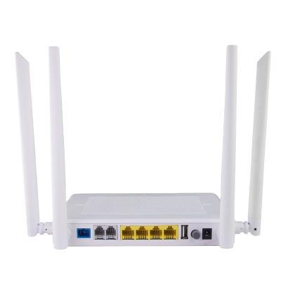 China Dual Band FTTH Xpon Onu PON 4ge wifi reveal 5dBi AC 1200Mbps for sale