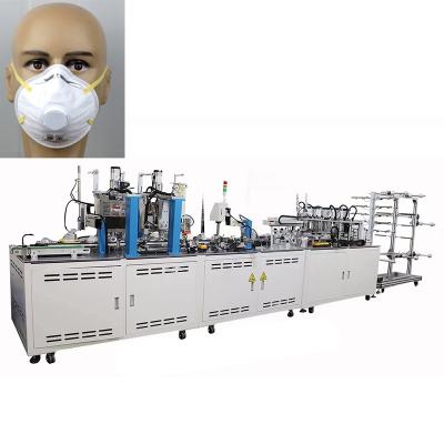 China Full automatic dust ffp3 cup type head loop n95 cup anti mask making machine for sale