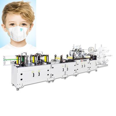 China KN95 N95 high speed 120-130 per kn95 n95 tiny baby kids folding mask making machine for sale